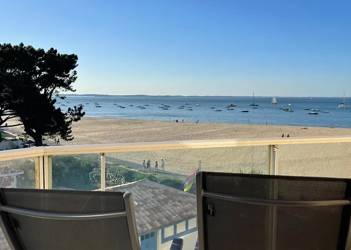 Premiere Ligne - Vue Exceptionnelle - Acces Direct - Grand Balcon - Parking Privatif Clos - A Pieds * آركاشو