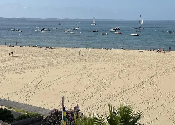 Premiere Ligne - Vue Exceptionnelle - Acces Direct - Grand Balcon - Parking Privatif Clos - A Pieds Arcachon