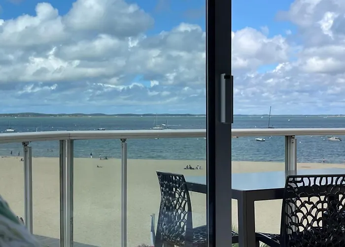Première Ligne - Vue Exceptionnelle - Accès Direct - Grand Balcon - Parking Privatif Clos - à Pieds * Arcachon